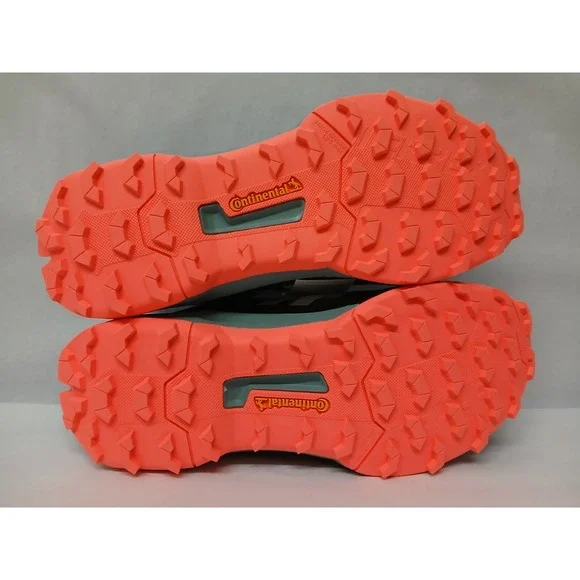 Adidas Womens Terrex Ax4 Hiking Shoes GV7506 Magic Grey Dash Grey Acid Red Sz 10 - Picture 9 of 10